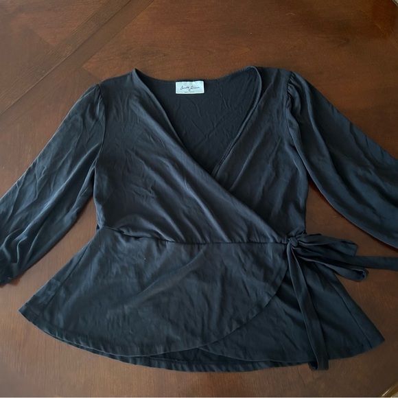 South River | Black Peplum Blouse - Picture 6 of 12
